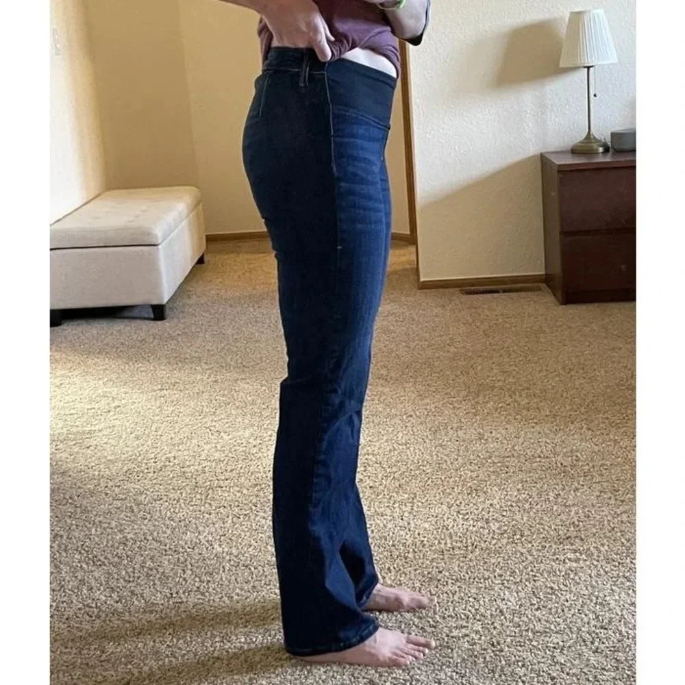 ✨NWT Universal Thread Dark Wash Elastic Adaptive Bootcut Flare Jeans Size 24W